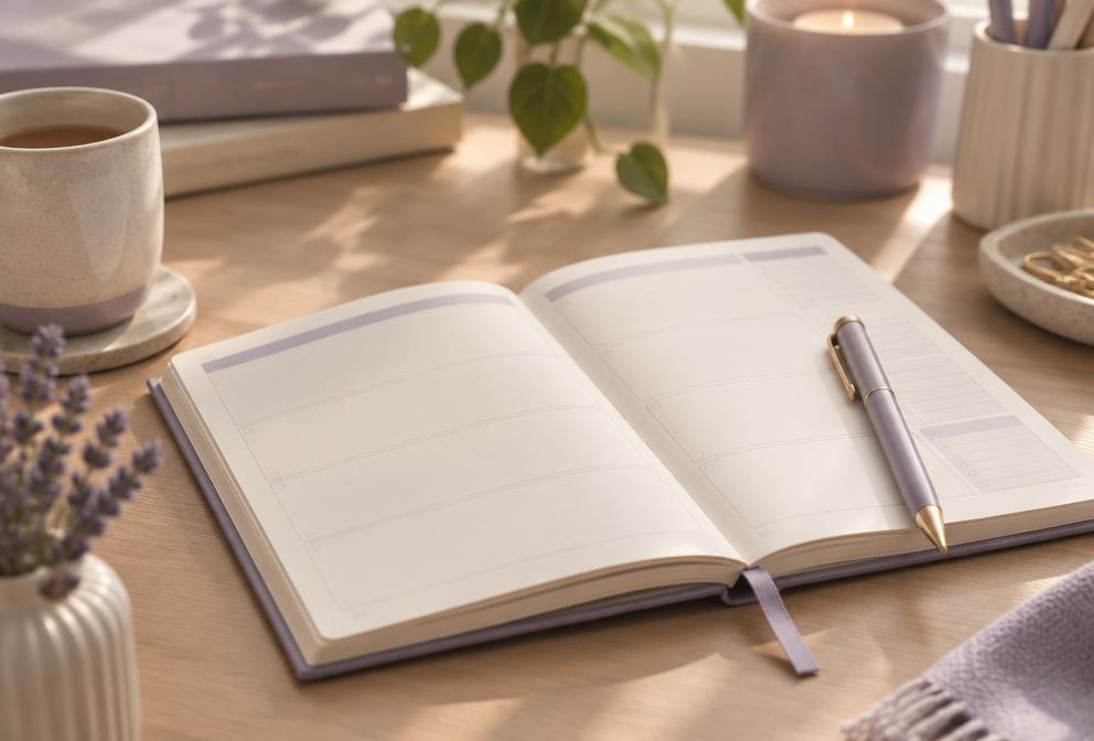 Buchkalender aus Papier
