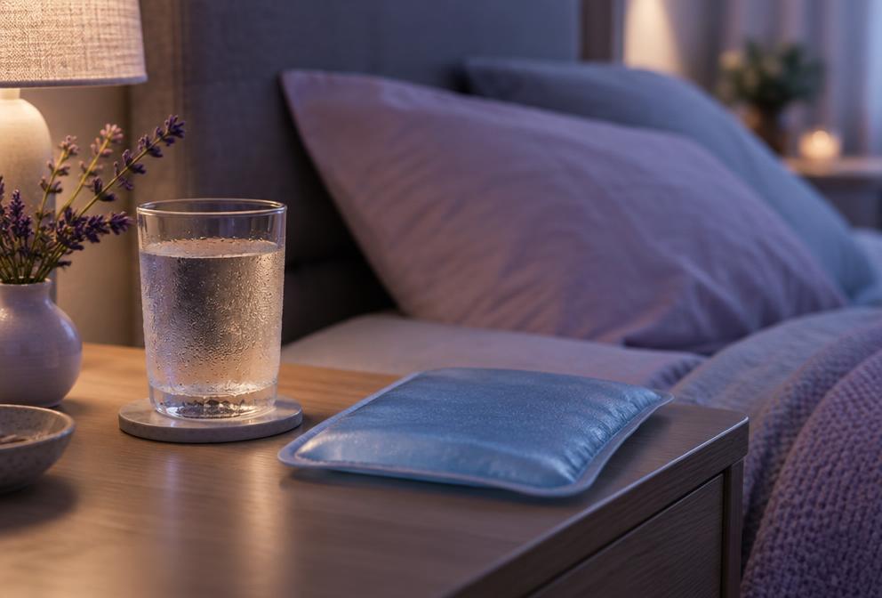 Kühlwasser und Kühlpads